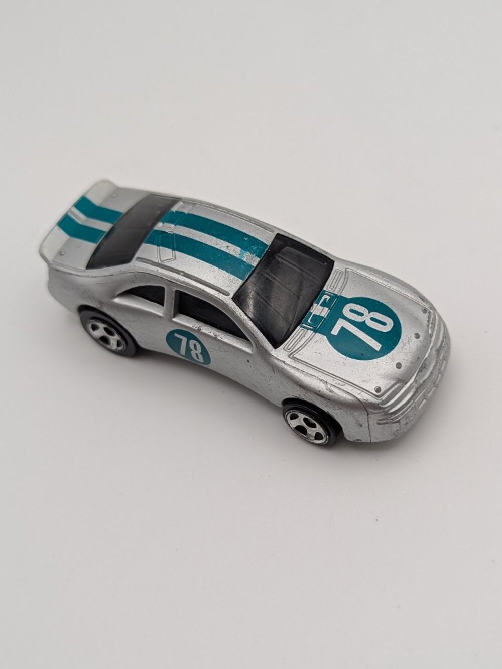 Jasman Silver Race Car 78 1:64 Diecast Loose